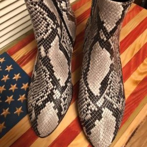 BAMBOO Shoes - Bamboo Snake Print Women Boot